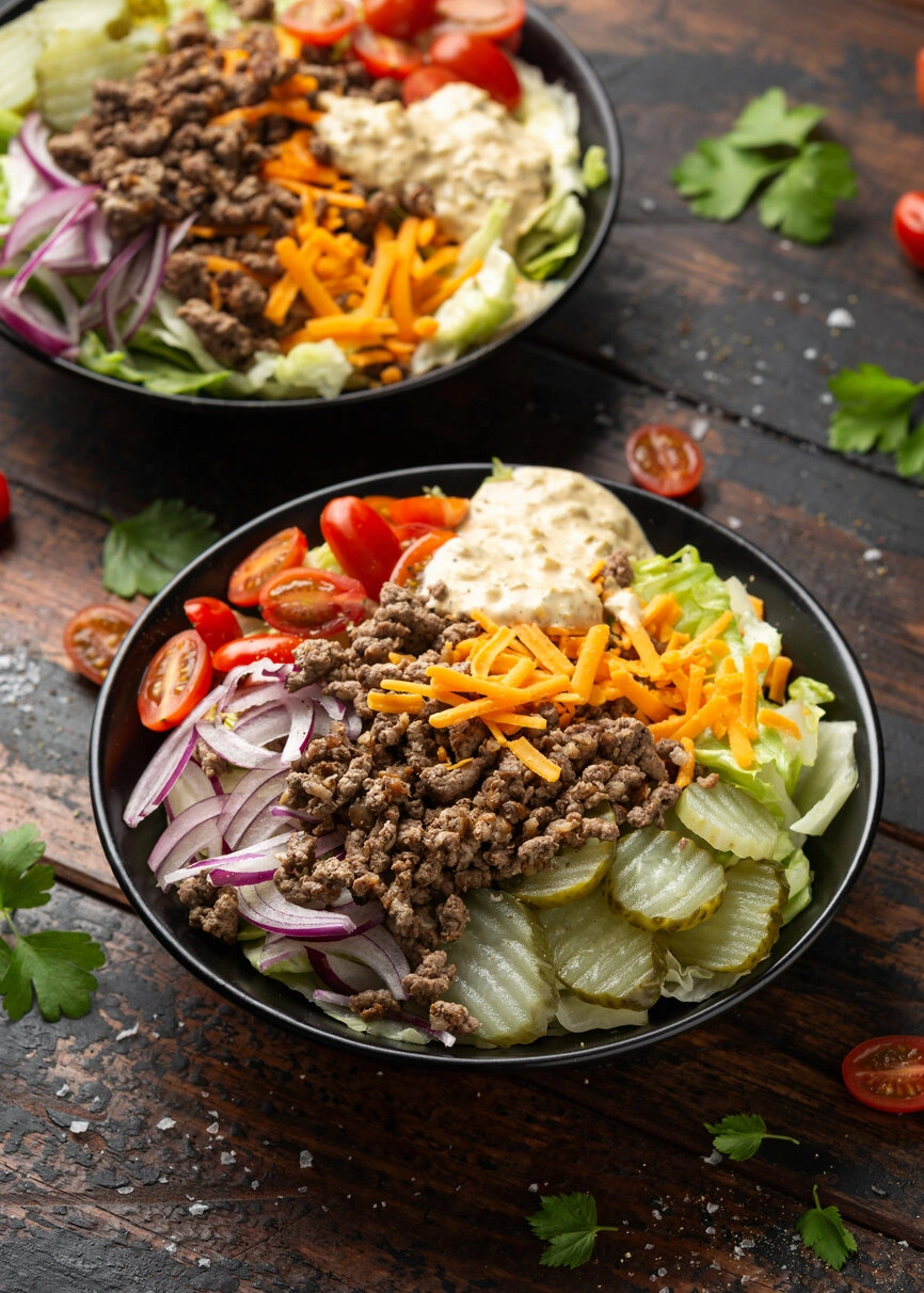 burger bowl recipe