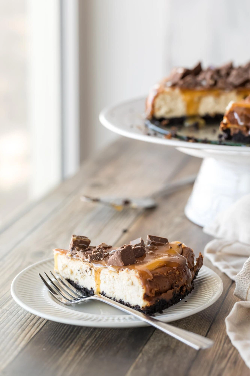 reeses caramel cheese cake