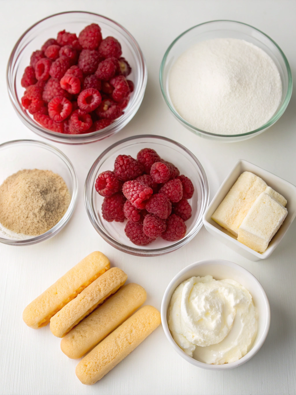 Mini Raspberry Mousse Cakes ingredient