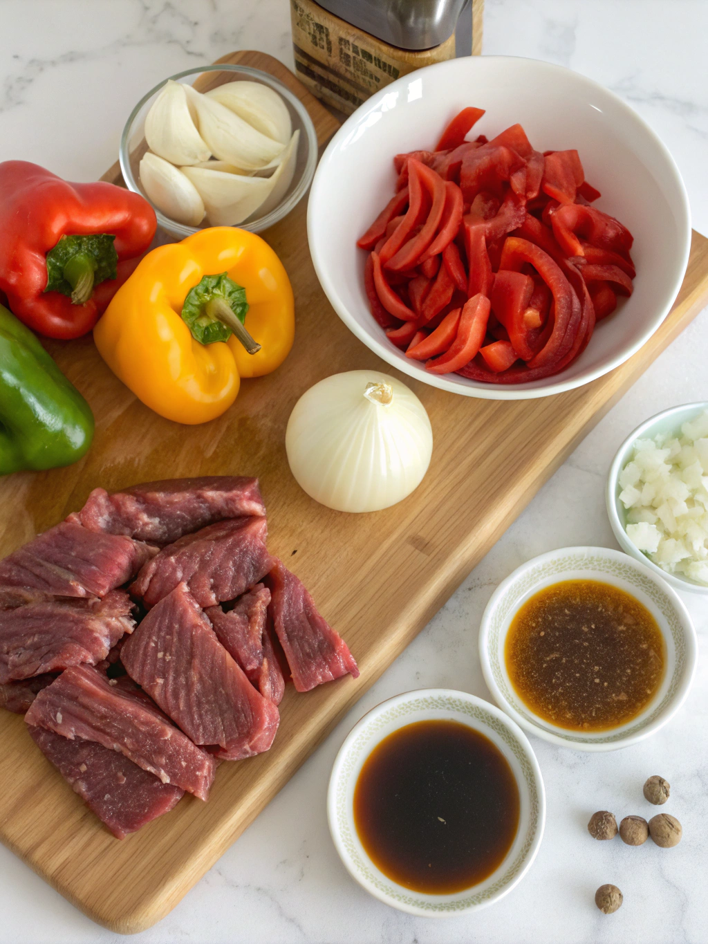 Pepper Steak Recipe With Gravy​ ingredient