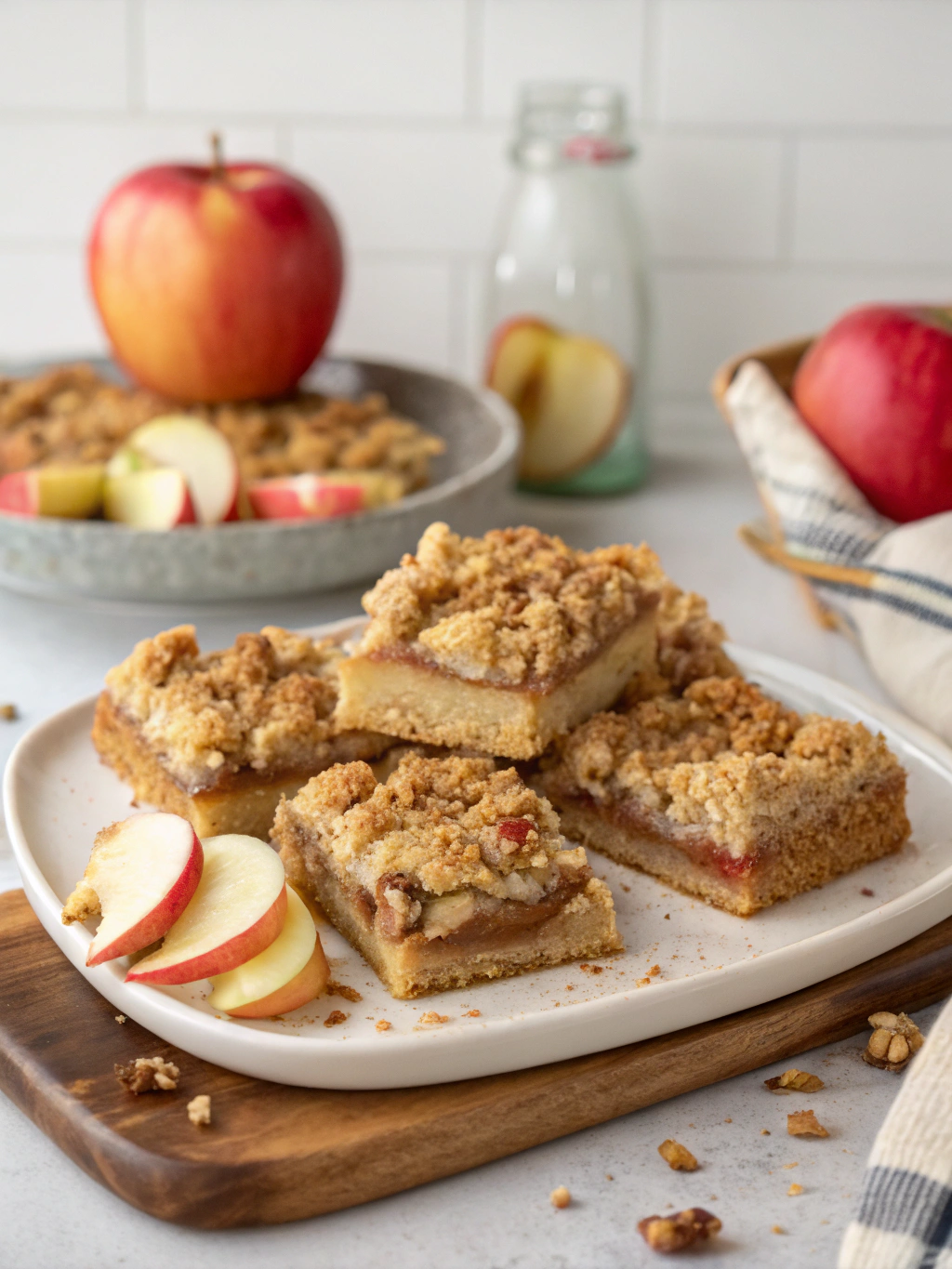 Apple Crumble Bars