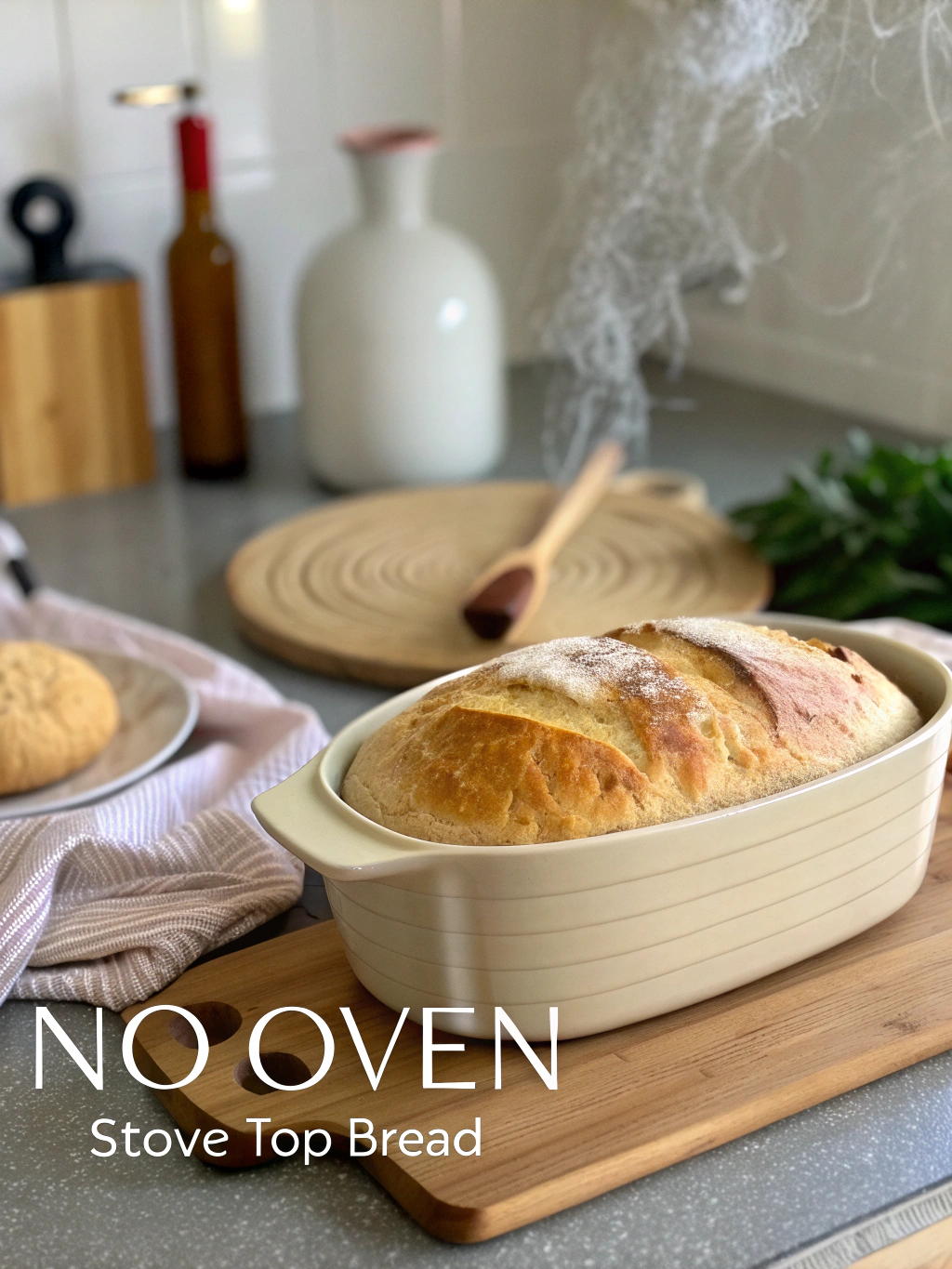 No Oven Stove Top Bread