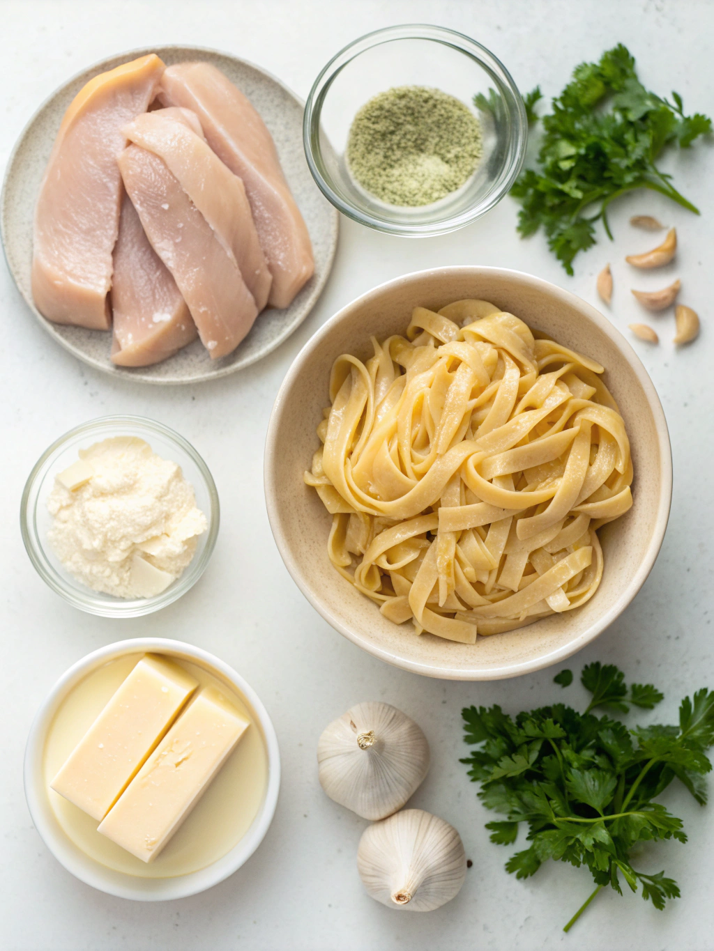 chicken alfredo recipe​ ingredient