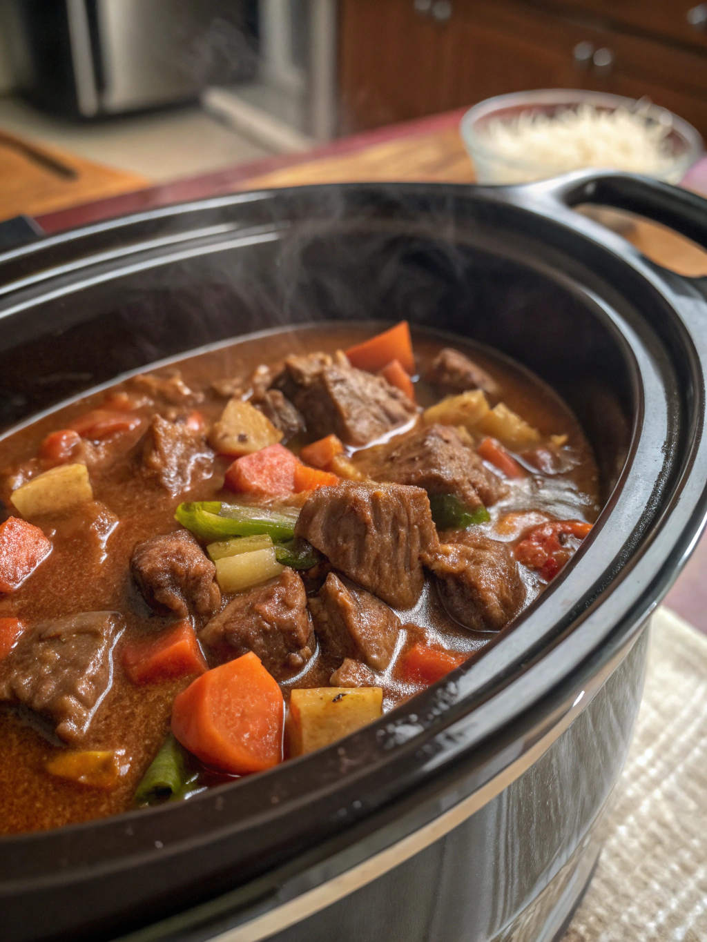 crockpot beef tips​