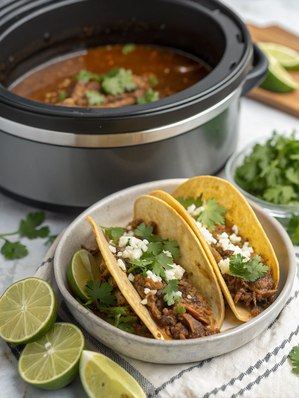 crockpot birria tacos​