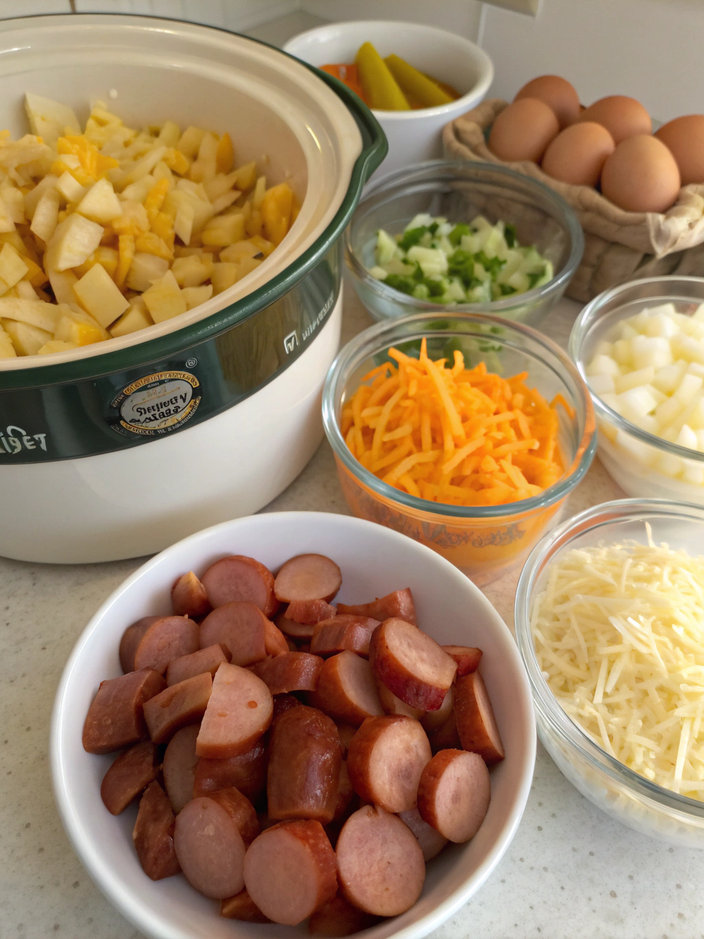 crockpot breakfast casserole​ ingredient