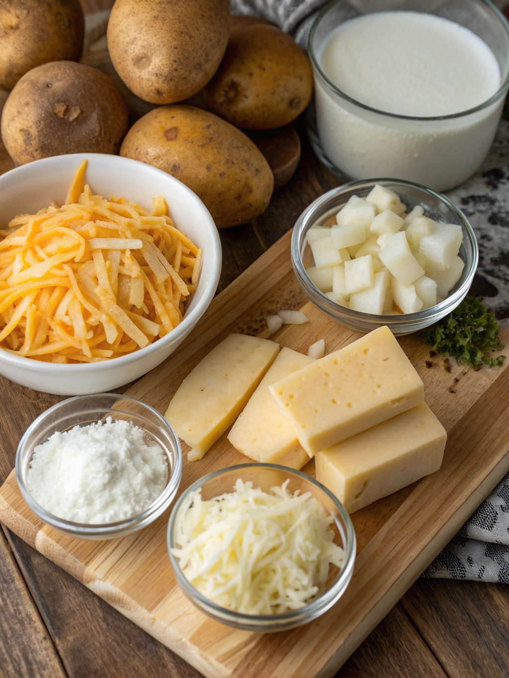 crockpot cheesy potatoes​ ingredient