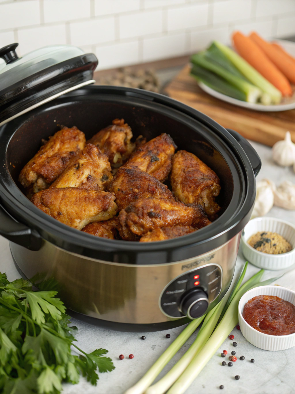 crockpot chicken wings​