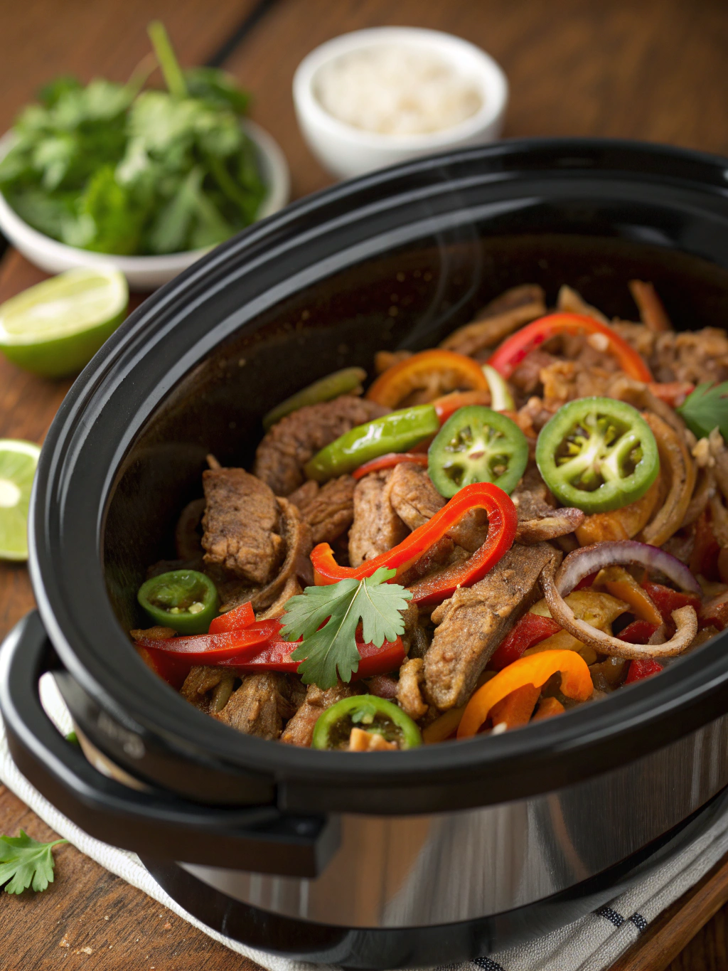 crockpot fajitas​