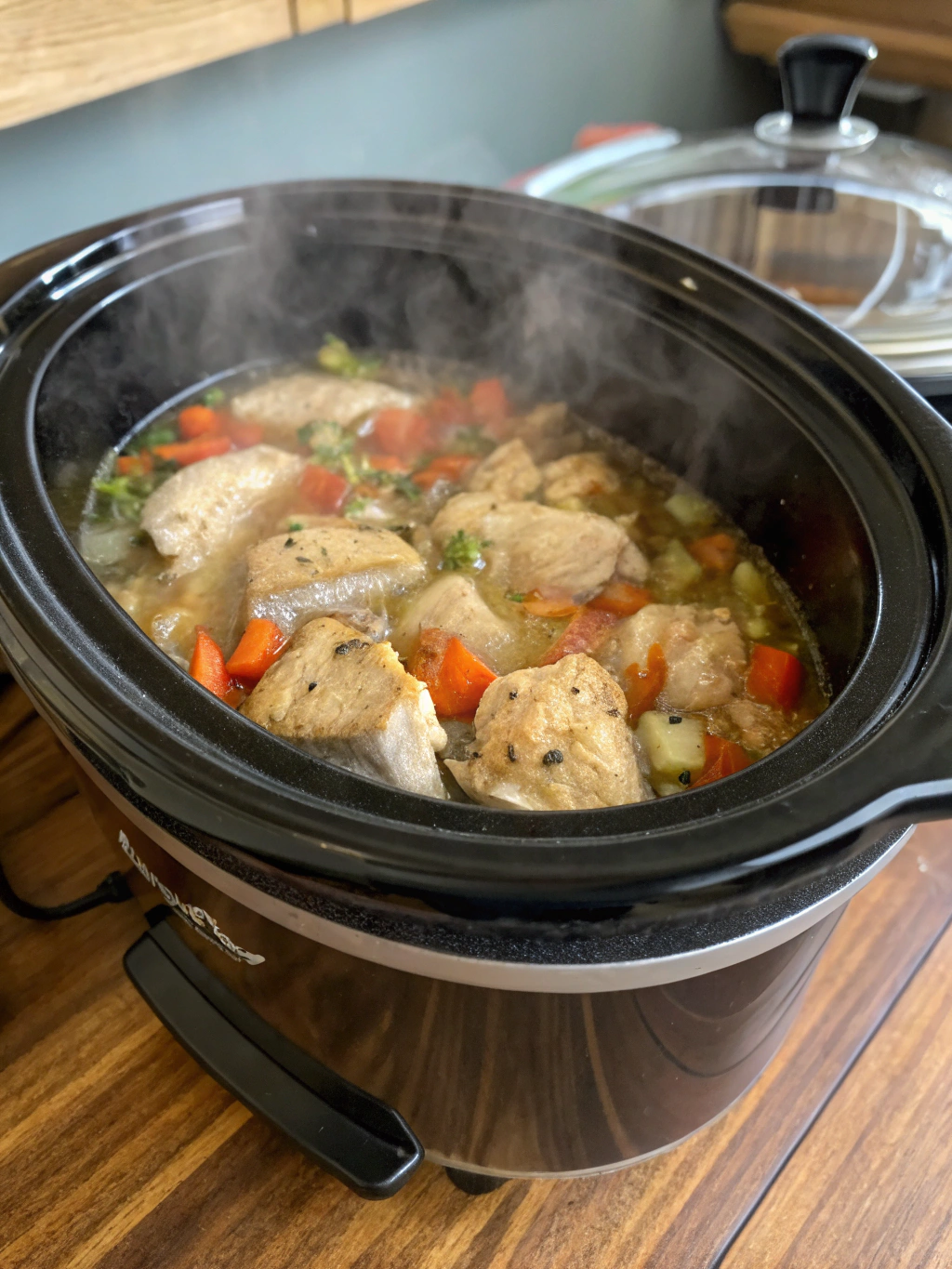 crockpot frozen chicken​
