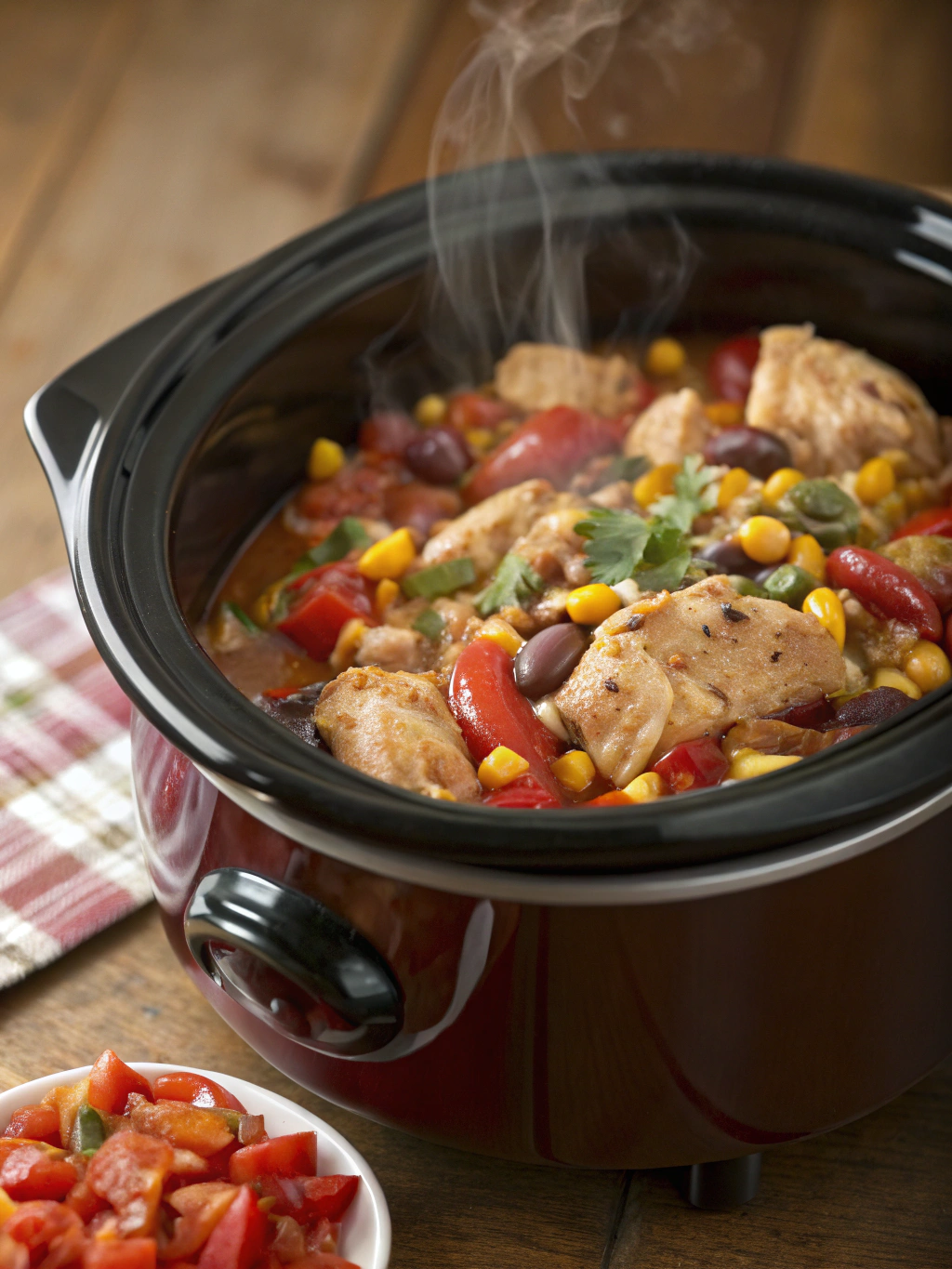 crockpot mexican chicken​