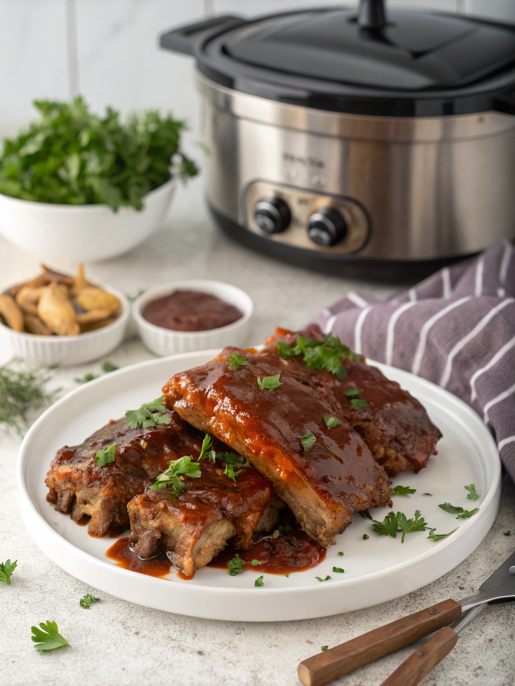 crockpot ribs recipe​
