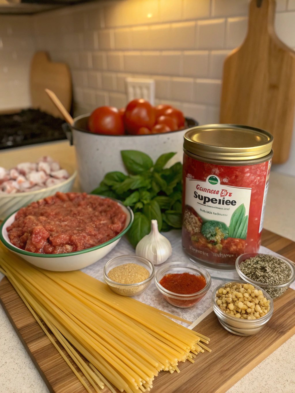 crockpot spaghetti​ ingredient