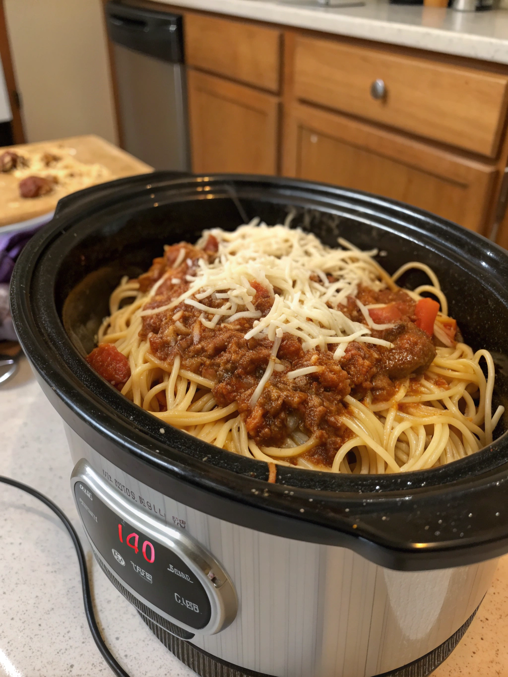 crockpot spaghetti​
