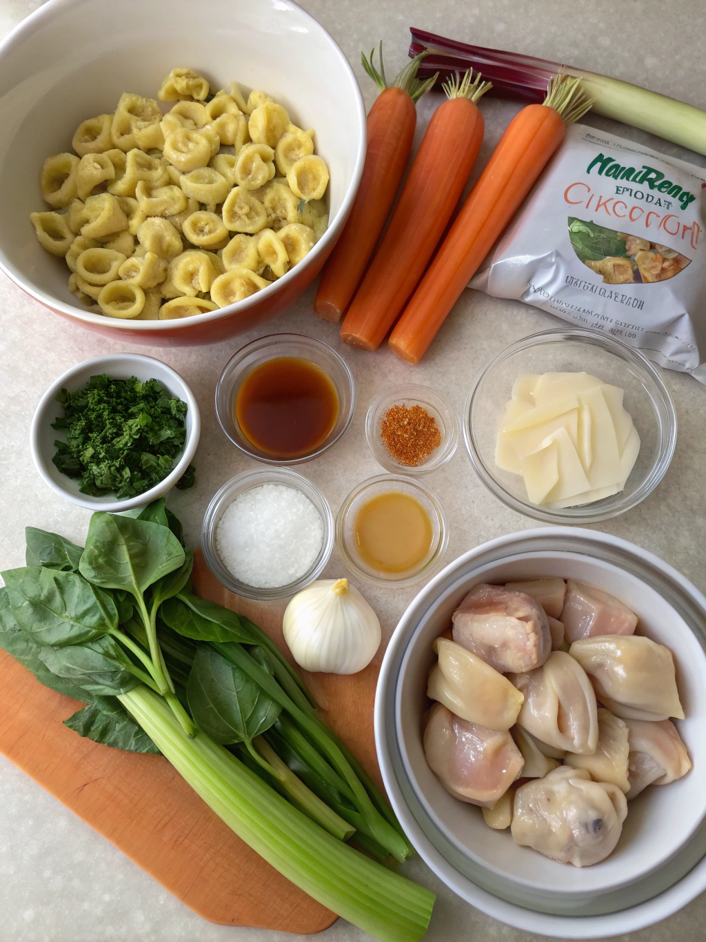 crockpot tortellini soup​ ingredient