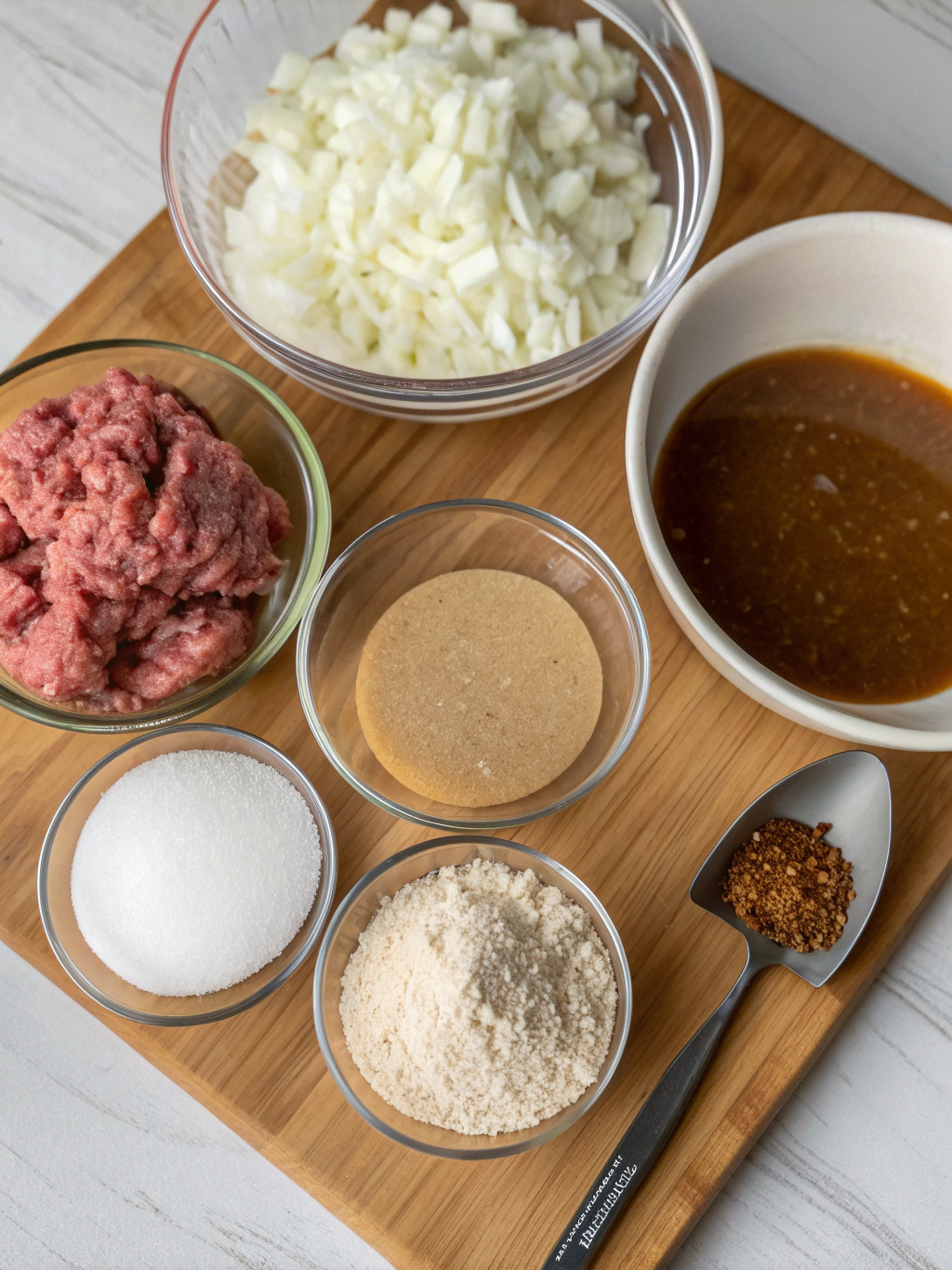 easy salisbury steak recipe with brown gravy ingredient