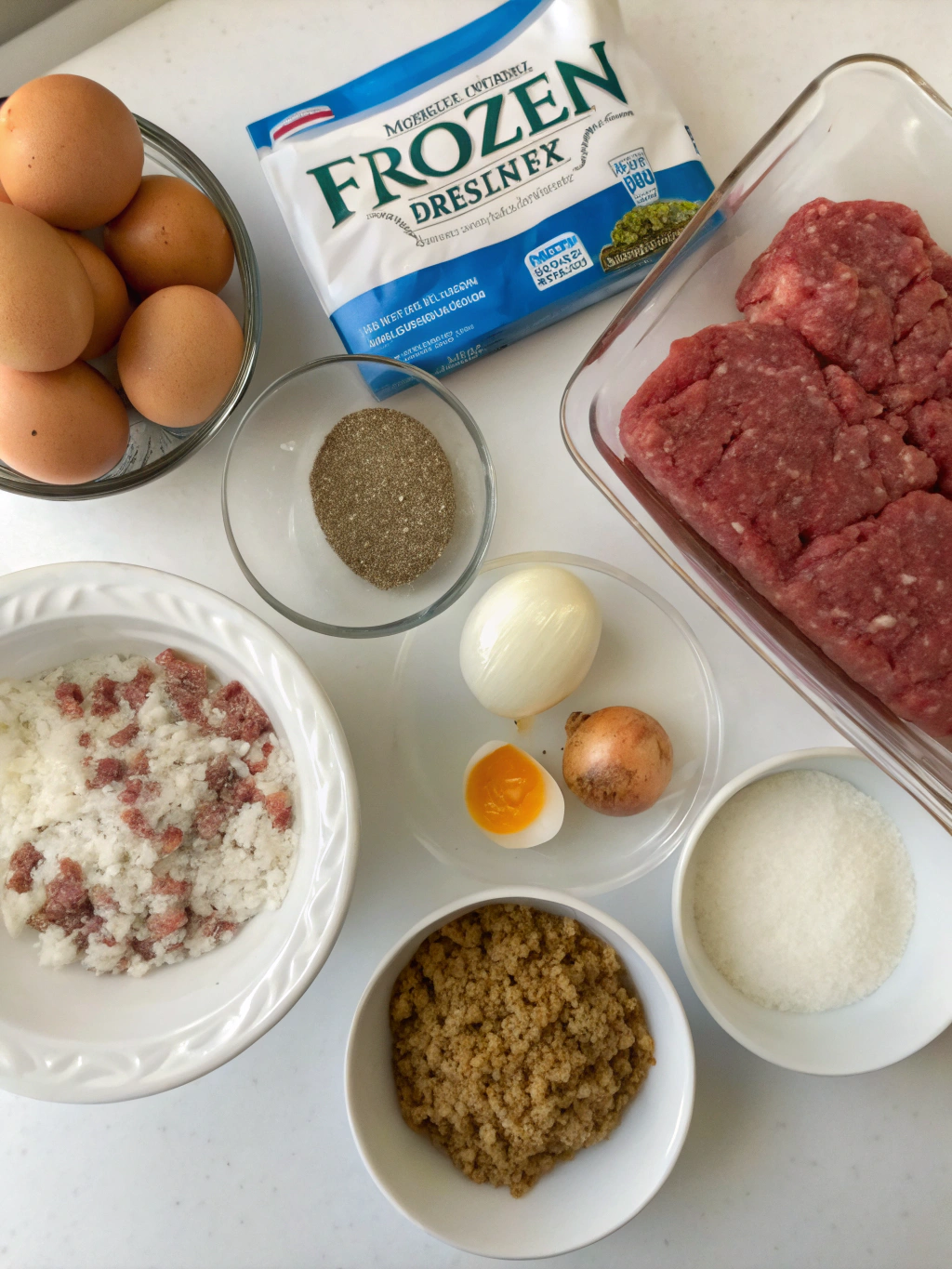 frozen salisbury steak​ ingredient
