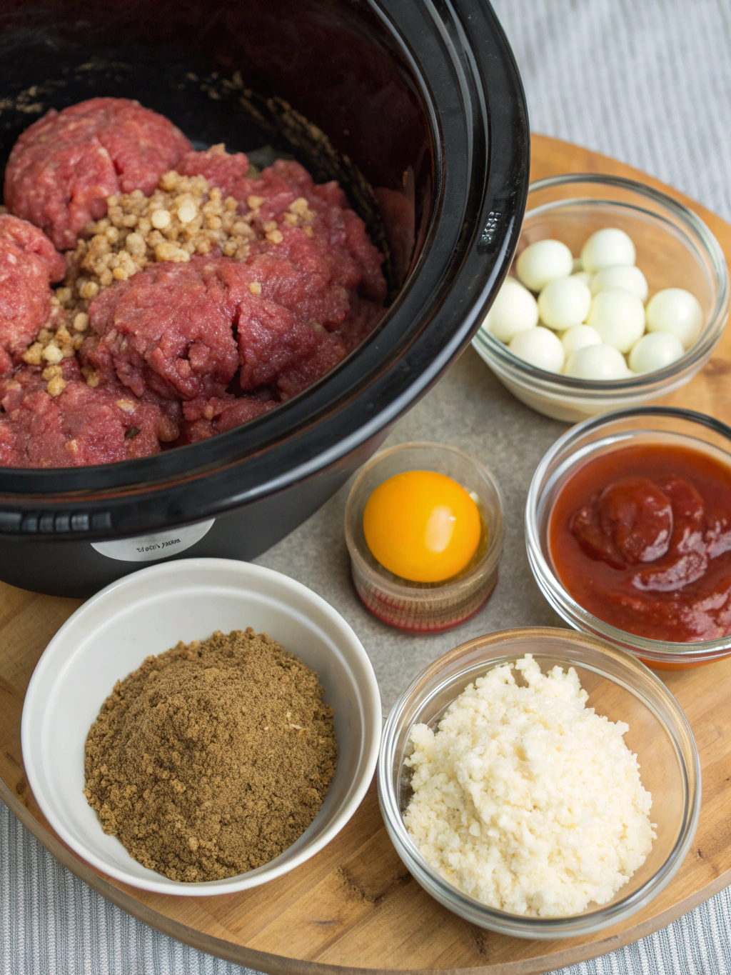 salisbury steak meatballs crockpot​ ingredient