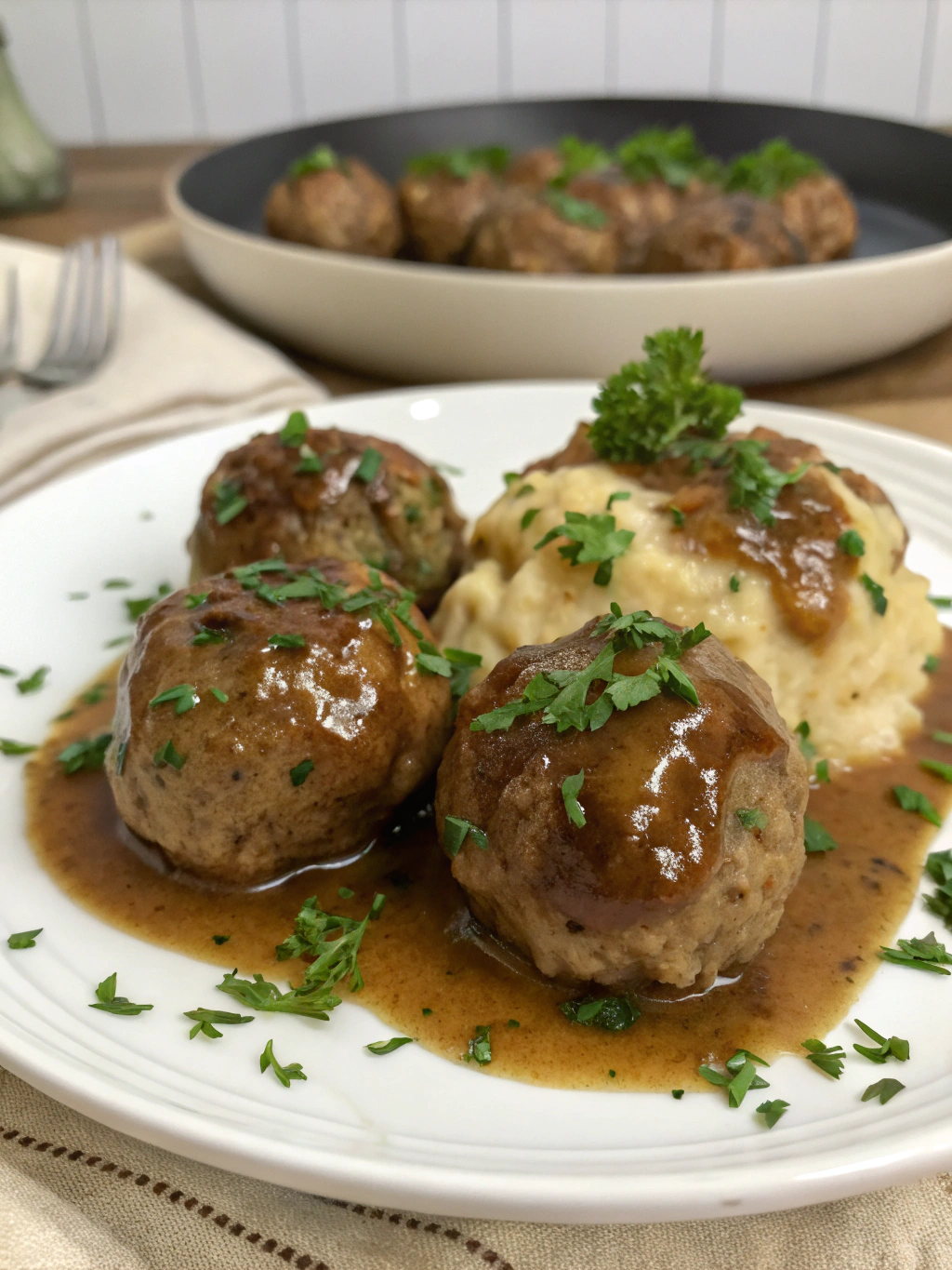 salisbury steak meatballs​
