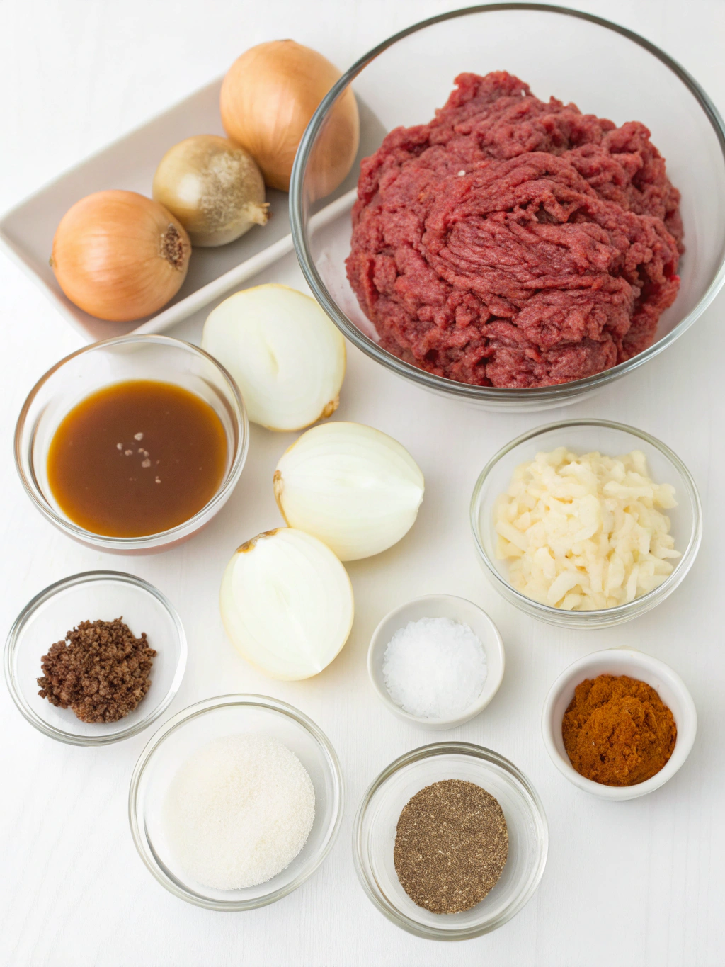 salisbury steak with onion gravy​ ingredient